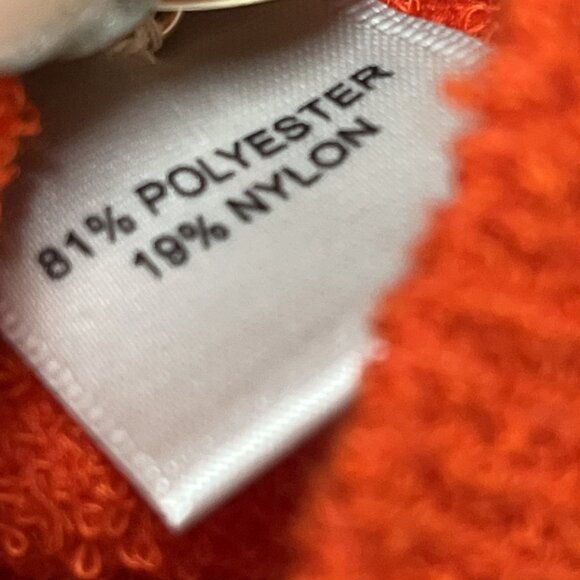 Rachel Zoe Sweater Blazer XL Orange Braided Trim Button Front Cardigan Career - Picture 5 of 10